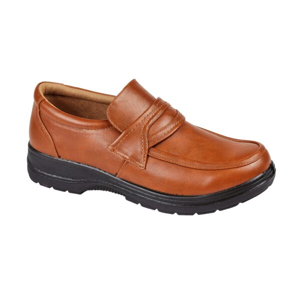 Exclusive to the Charles Southwell Comfort Fit Collection. Derek is a men’s slip on comfort shoe.