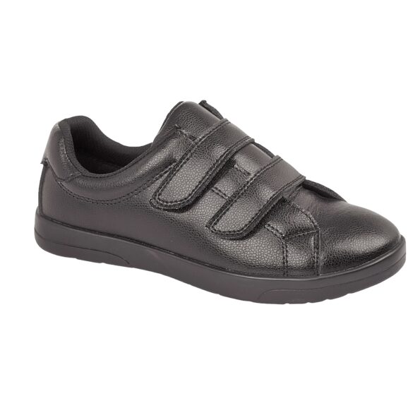 GINA is a Ladies leather practical and functional shoe. With twin touch and close fastening straps, GINA is washable, lightweight and has a memory foam insock adding extra comfort. GINA is the perfect choice !