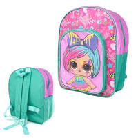 Each backpack features adjustable straps, main zipped compartment, front zipped pocket with glossy print, side mash pocket to store a water bottle (not supplied) and is perfect for young fans. Size. 31cm x 24cm x 10.5cm (Approx)