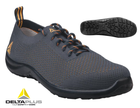 Deltaplus safety shoes Brand new boxed S1P SRC Modern, safe, stylish Unisex lightweight shoes ideal for workwear Available in various colours Breathable knitted uppers Puncture and penetration resistant composite midsole. Pull up loop to rear Shock and crush resistant steel toe cap Highly flexible soles. Perforated uppers for added breathability Extremely hard wearing. Suitable for use by both men and ladies. Available in different colours Oil and solvent resistant sole. Anti-static.