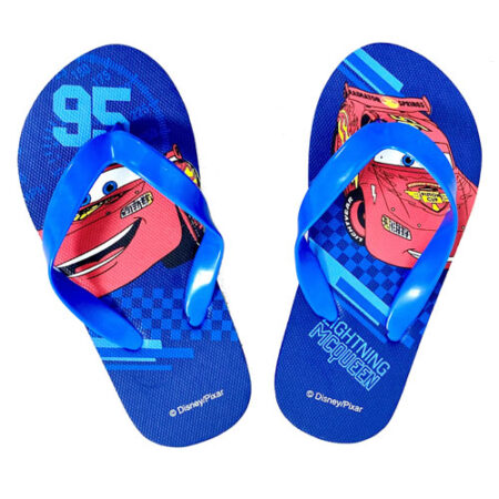 Official Cars Boys Flip Flops. Perfect for the beach and by the pool, especially for Disney Cars fans.