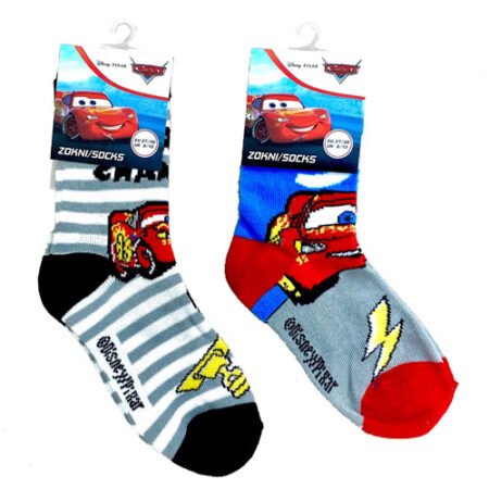 Official Disney Cars Boys Socks. Not all designs are shown in the product image. 68% Cotton 18% Polyester 12% Polyamide