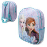 Official Disney Frozen 2 Elsa & Anna Character Junior School Backpack, Features glossy image on the front of the backpack. Perfect for all disney frozen fans These gorgeous character backpacks with easy adjustable padded shoulder straps, a carrying handle and a zipper into the main compartment are perfect for any Disney Frozen fan, when it comes to school essentials this child's backpack is large enough to store all their books and accessories in, can also be used as a overnight, gym or swim bag. LARGE CAPACITY - Open the single zipper and explore the large capacity interior. Each Backpack features one large compartment allowing you to store all your school essentials.  SECURE - this bag comes equipped with easy to use zippers making the bag super secure. The smooth zippers are very easy to open and close. COMFORT - Adjustable and padded should straps to make the backpack comfortable to wear. Perfect for those Sunny day out of Long day in school. Size: H31cm x W25cm x D10cm (approx)