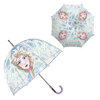 Official Disney Frozen 2 Elsa Umbrella. Perfect for those rainy days splashing in puddles. With a see through design to not hinder your vision. Size. 48cm (Approx)