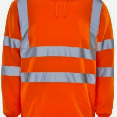 This versatile garment offers exceptional comfort teamed with maximum Class 3 high visibility protection. The hooded sweatshirts both conform to EN ISO 20471 Class 3 ideal for jobs that require clothes that conform to this standard. As a bonus the orange sweatshirts conform to GO/RT 3279 Making them suitable for Rail/Underground work. Ideal for tasks with a hi-vis requirement – traffic, security, event marshalling, driving, construction, roadworks, Rail / Underground – Orange version only Key Features Warm & Durable Conforms to EN ISO 20471 Class 3 Conforms to GO/RT 3279 (Orange only) 2 Band & Brace Fully Lined Hood with Draw Cord Front Kangaroo Pouch Pocket Ribbed Hem and Cuff 100% Polyester Fabric