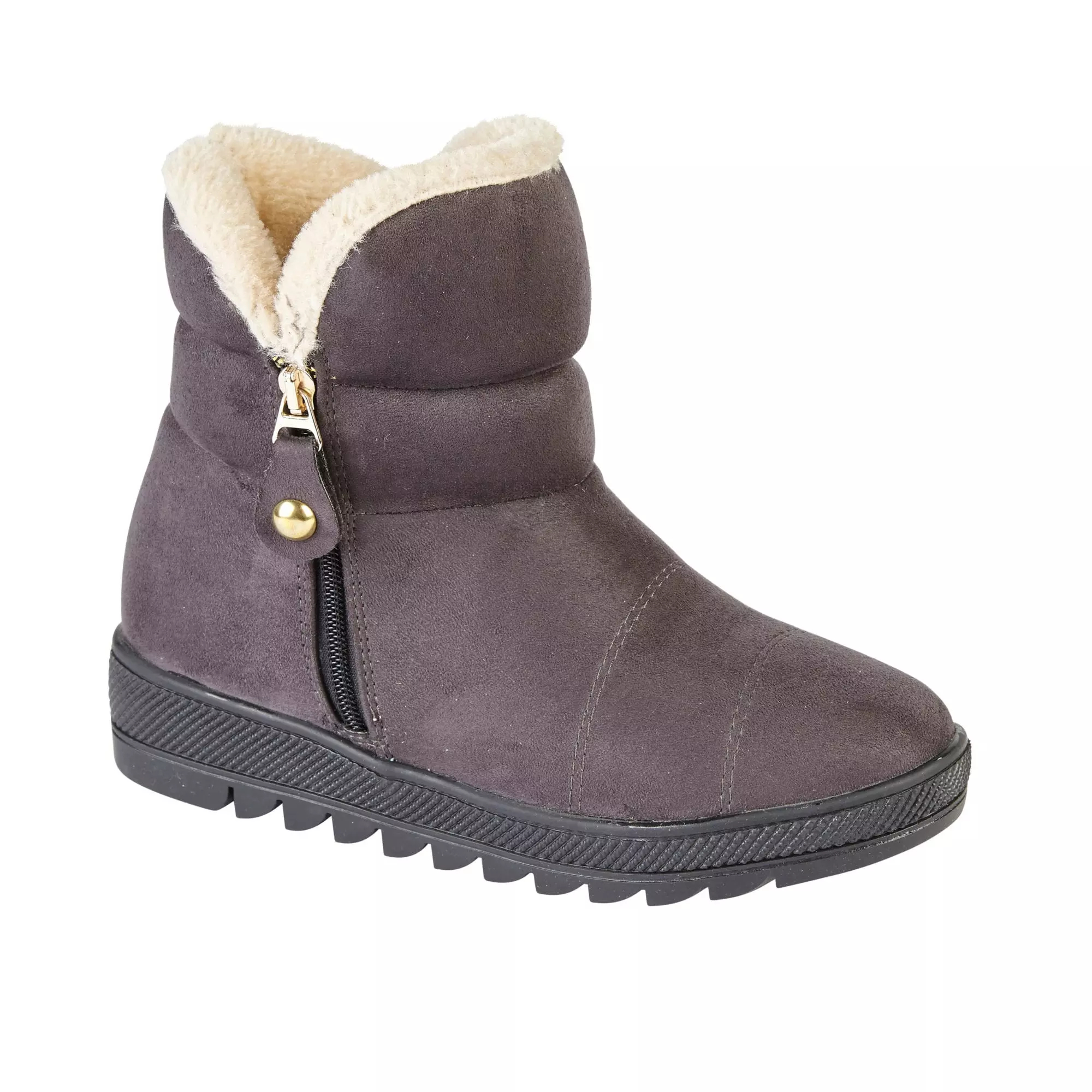 Snow ankle store boots with fur